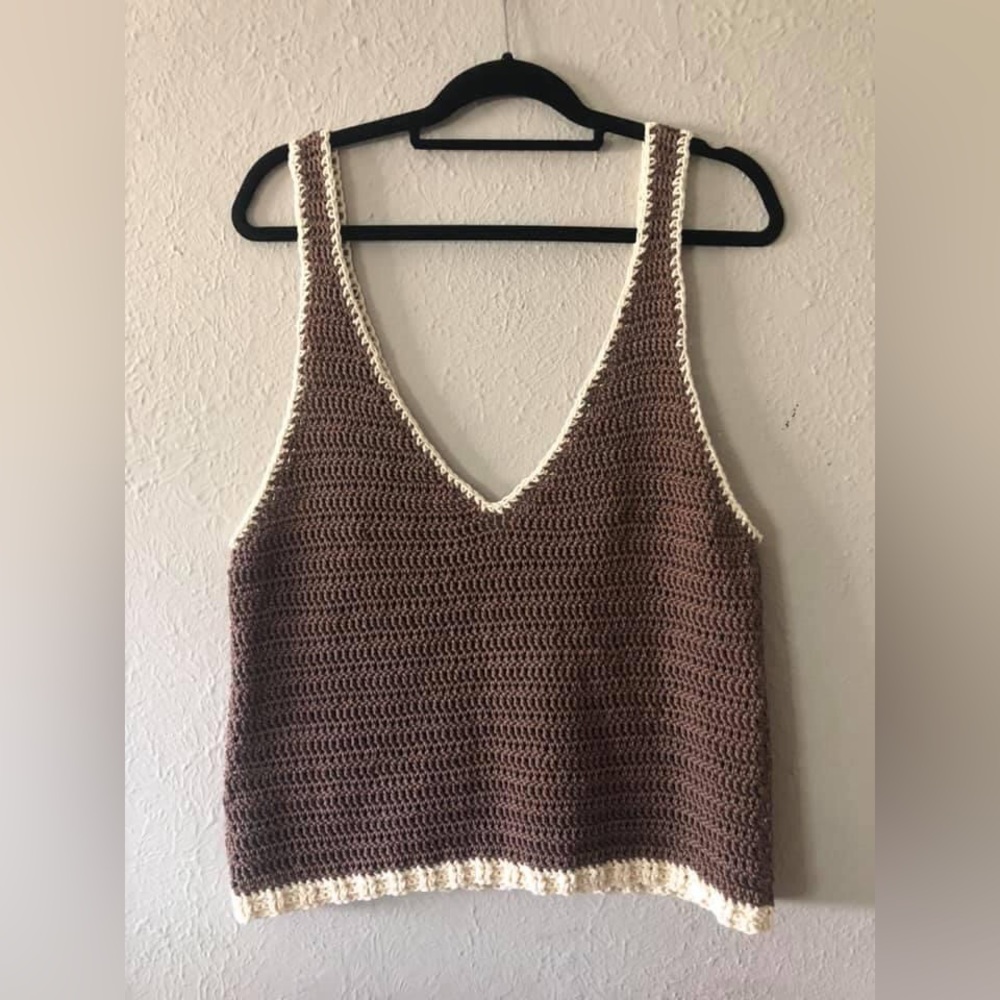 Crocheted tank